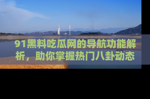 91黑料吃瓜网的导航功能解析,助你掌握热门八卦动态