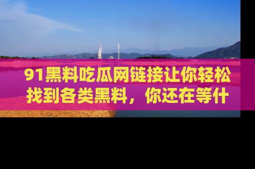91黑料吃瓜网链接让你轻松找到各类黑料,你还在等什么呢?