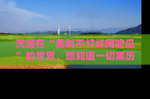 沉浸在“黑料不打烊网吃瓜”的世界,想知道一切黑历史与内幕信息的网站!