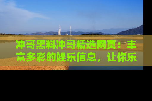 冲哥黑料冲哥精选网页：丰富多彩的娱乐信息，让你乐不停息