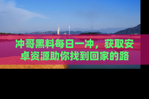 冲哥黑料每日一冲，获取安卓资源助你找到回家的路