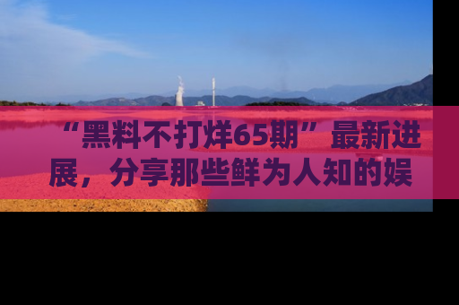 “黑料不打烊65期”最新进展，分享那些鲜为人知的娱乐八卦