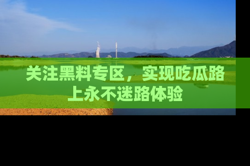 关注黑料专区，实现吃瓜路上永不迷路体验