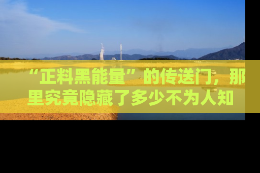 “正料黑能量”的传送门，那里究竟隐藏了多少不为人知的秘密？