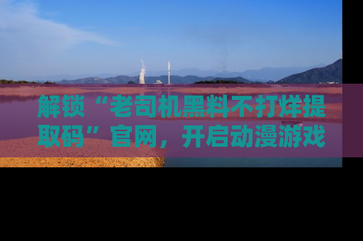 解锁“老司机黑料不打烊提取码”官网，开启动漫游戏的新次元之旅！