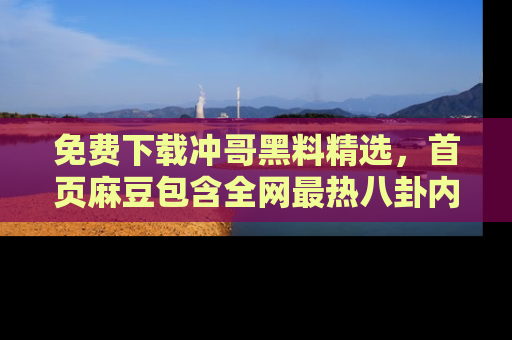 免费下载冲哥黑料精选，首页麻豆包含全网最热八卦内容