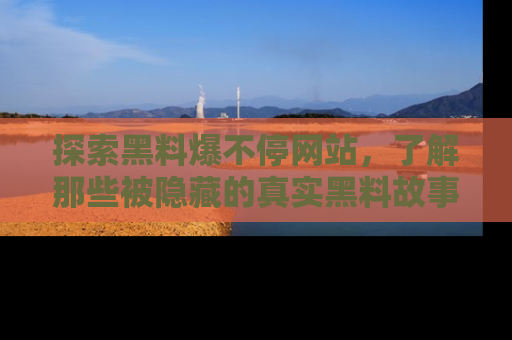 探索黑料爆不停网站，了解那些被隐藏的真实黑料故事