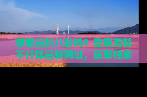 想看最新八卦吗？登录黑料不打烊最新网址，获取独家内容